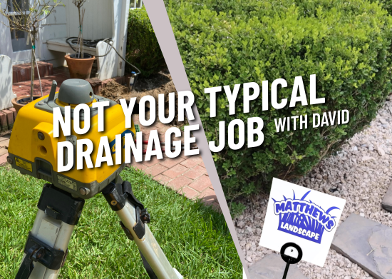 Not Your Typical Drainage Job